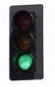 3. Signal head with a backplate) (photograph)